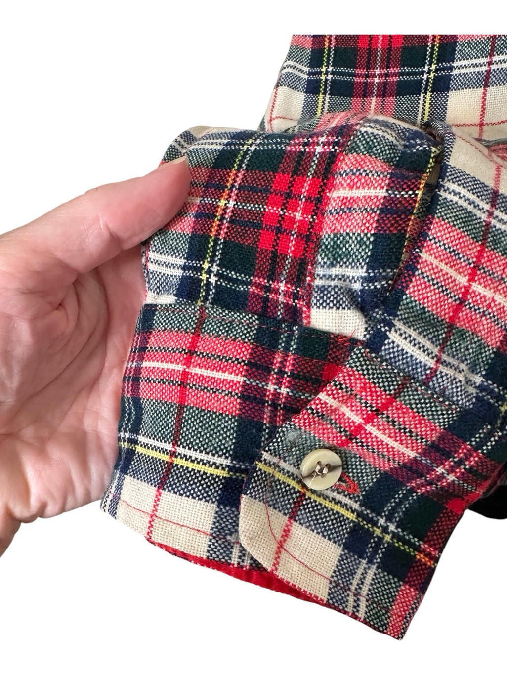 Upcycled Vintage Flannel Shirt 2016 Guns N Roses Tour Shirt Unisex Size Medium — image 8 of 8